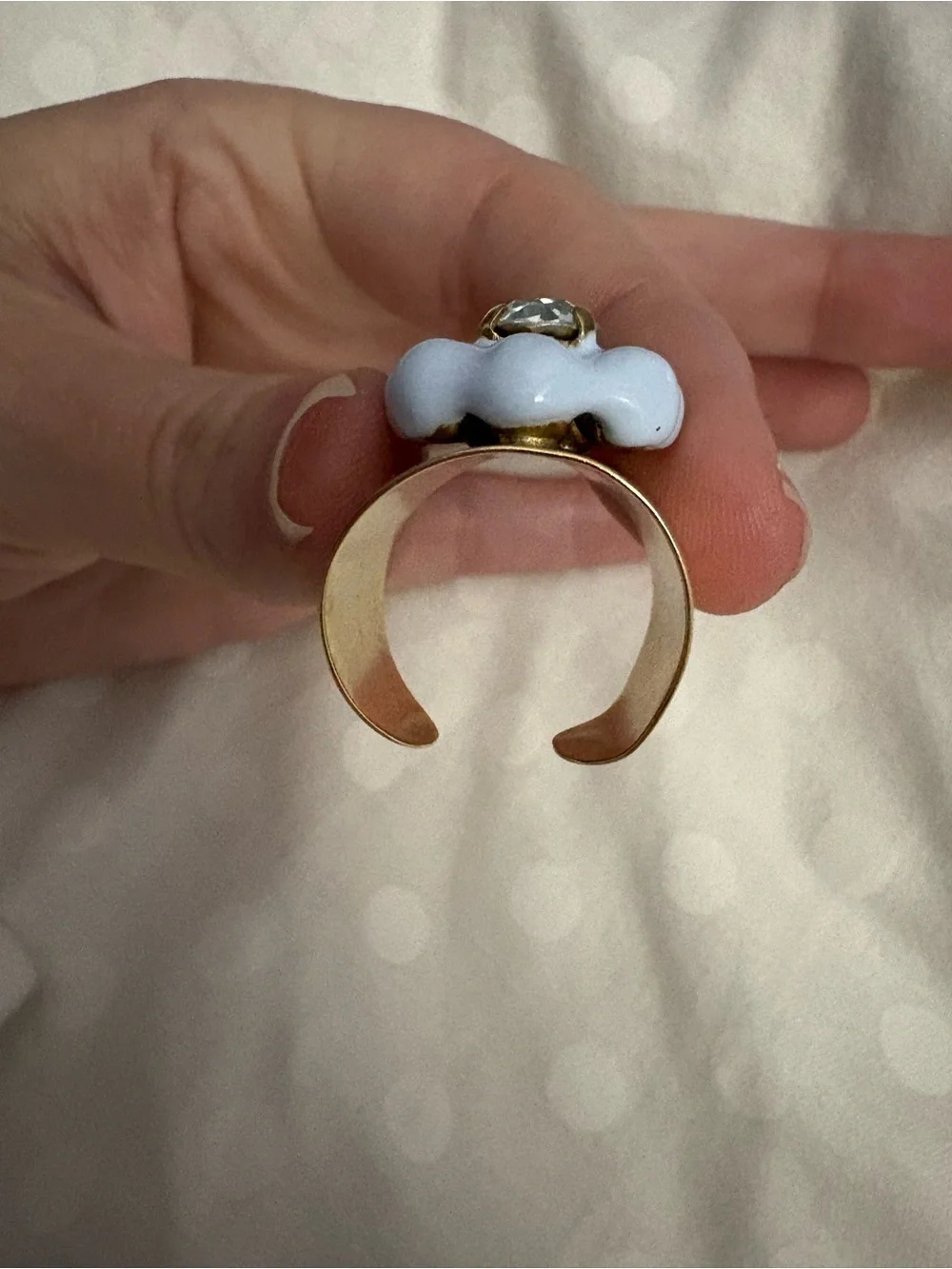 TOVA Nerissa Ring in Nimblu NWT Fairy Dust